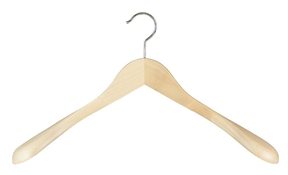 MAWA Kleiderbügel Massivholz, verbreiterte Schulterenden mit günstig online kaufen