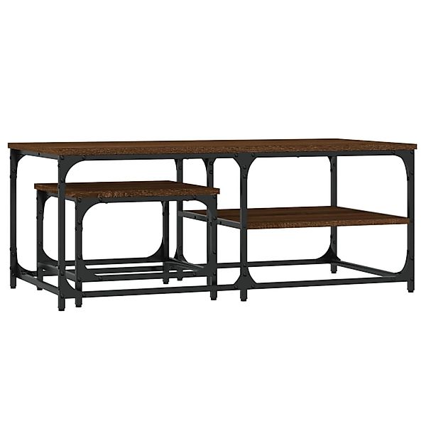 vidaXL Couchtisch Satztische 2 Stk. Braun günstig online kaufen