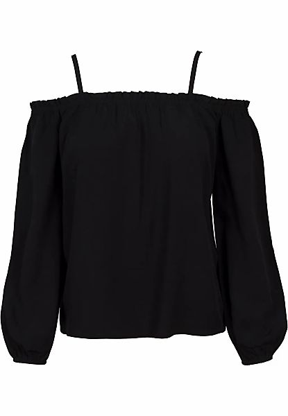 URBAN CLASSICS Langarmshirt "Urban Classics Damen Ladies Cold Shoulder Long günstig online kaufen