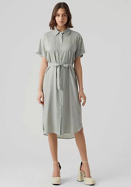 Vero Moda Hemdblusenkleid VMBUMPY SS CALF SHIRT DRESS NOOS günstig online kaufen