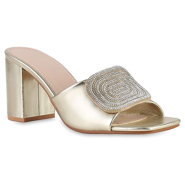 VAN HILL 841538 Sandalette Damen Pantoletten günstig online kaufen