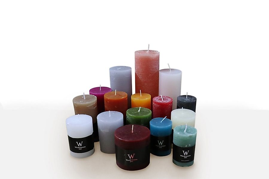 Wiedemann Kerzen Stumpenkerze 3 KG durchgefärbte Rustic Kerzen NEUWARE -gem günstig online kaufen