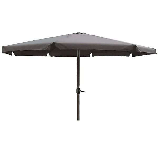 Lex XXL Alu Sonnenschirm Ø 4m Kurbelschirm Gartenschirm Marktschirm Krempe günstig online kaufen