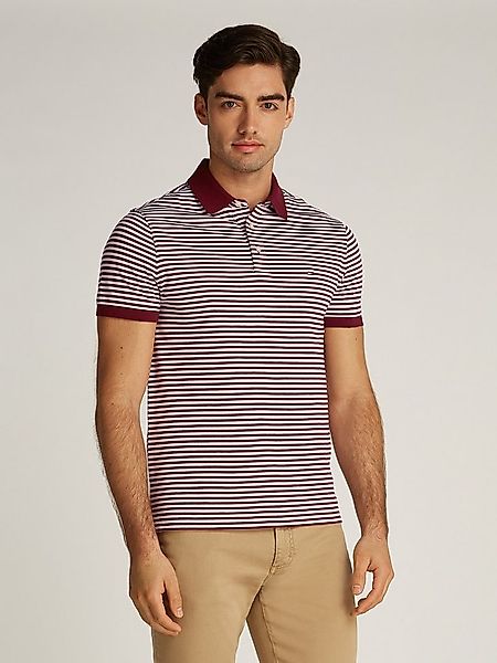 Tommy Hilfiger Poloshirt 1985 SLIM POLO mit Piqué-Struktur und Stickerei me günstig online kaufen