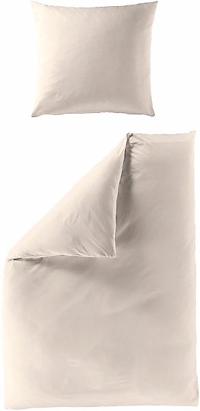 BIERBAUM Bettwäsche "Biber Uni" 3 Stk. tlg. Schlichtes Unidesign: Zeitlos u günstig online kaufen
