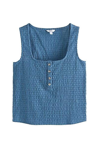 Next Trägertop Strukturiertes Tanktop mit Henleydetail günstig online kaufen