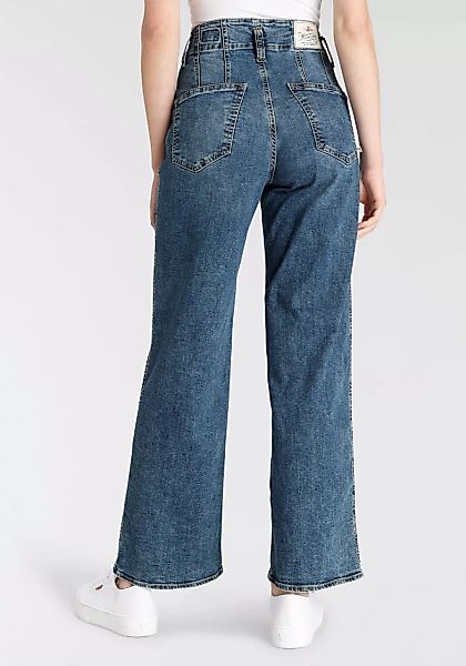 Herrlicher Gerade Jeans Baggy Straight Recycled Denim mit High-Waist-Bund günstig online kaufen
