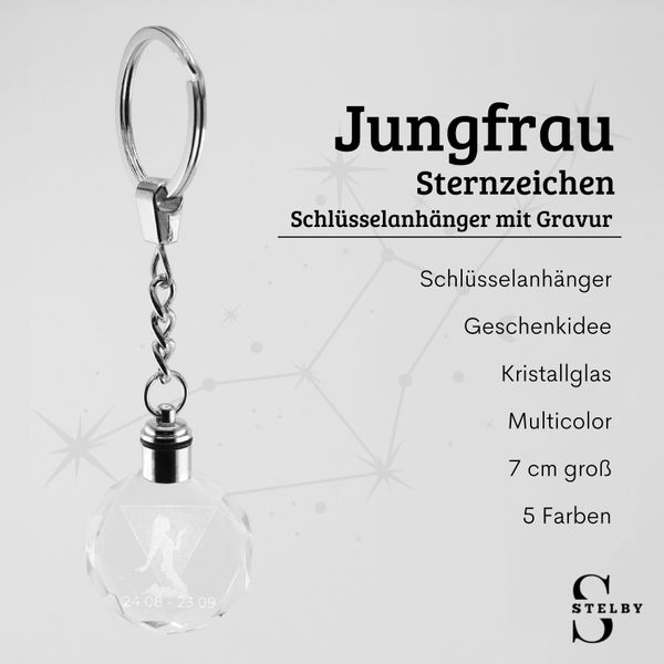 Stelby Schlüsselanhänger mit Gravur Sternzeichen Schlüsselanhänger günstig online kaufen