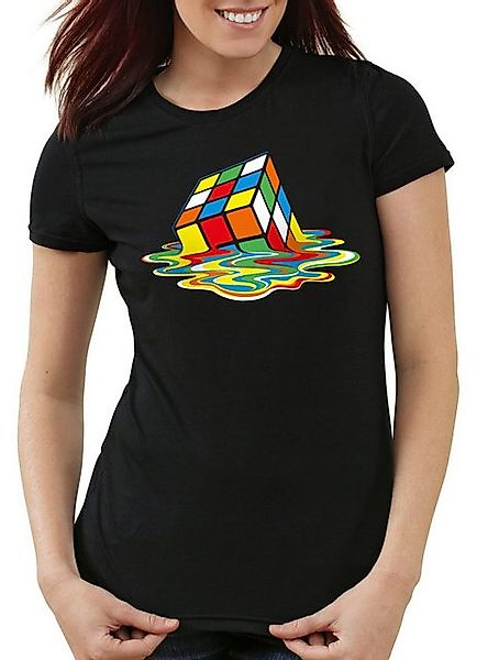 style3 T-Shirt Sheldon Zauberwürfel melting cube rubik würfel the big bang günstig online kaufen