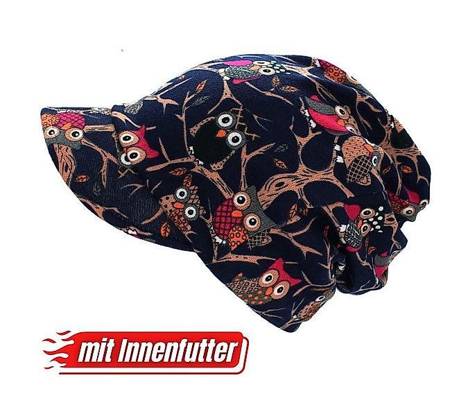 dy_mode Schirmmütze Damen Beanie Mütze mit Schirm und Innenfutter Schirmmüt günstig online kaufen