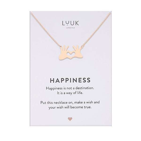 LUUK LIFESTYLE Kette mit Anhänger Herz günstig online kaufen