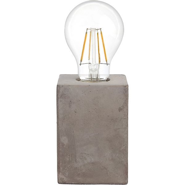 EGLO Tischleuchte PRESTWICK Tischlampe, Grau, Keramik, Beton-Optik, ohne La günstig online kaufen