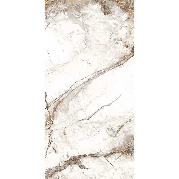 Bodenfliese Feinsteinzeug Gold Glasiert Poliert 60 cm x 120 cm günstig online kaufen