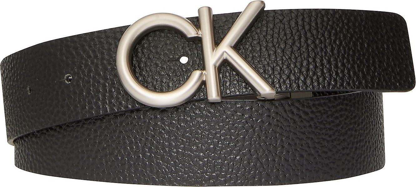 Calvin Klein Ledergürtel CK HALLMARK LOGO 35MM ADJ/REV günstig online kaufen