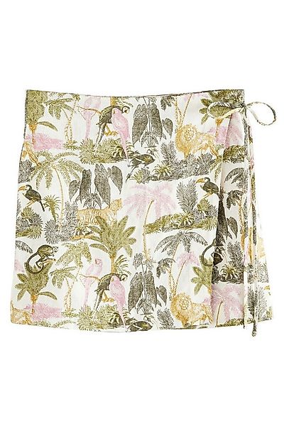 Next Minirock Wickel-Minirock mit hohem Leinenanteil (1-tlg) günstig online kaufen