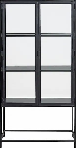 ACTONA GROUP Glasvitrine mit Glastüren und Metallrahmen, 3 Einlegeböden, B: günstig online kaufen