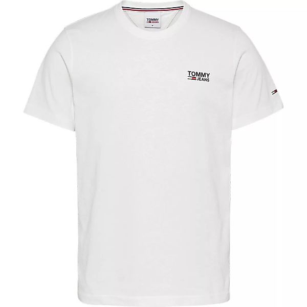 Tommy Jeans Regular Corp Logo Kurzärmeliges T-shirt 3XL White günstig online kaufen