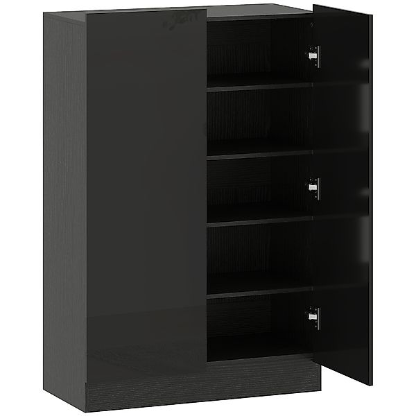 HOMCOM Schuhschrank mit 2 Türen und sanftem Schließmechanismus, Eingangssch günstig online kaufen
