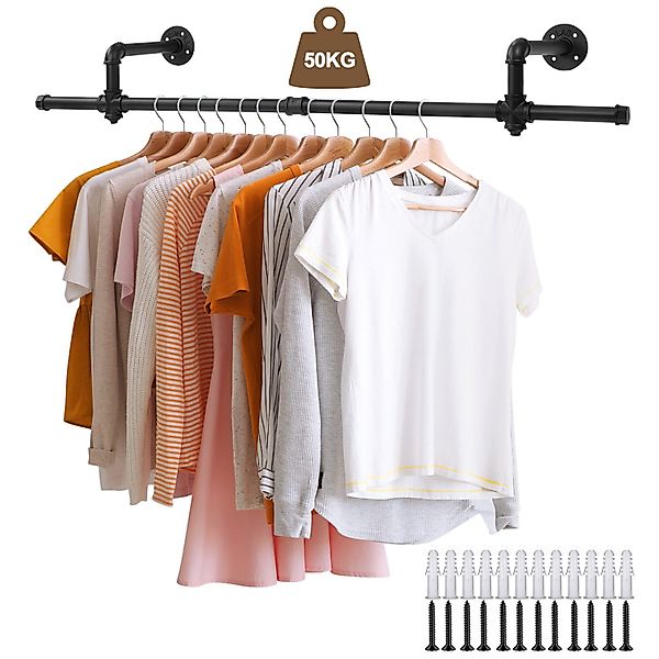 DOPWii Kleiderstange Wandgarderobe, Kleiderständer für die günstig online kaufen