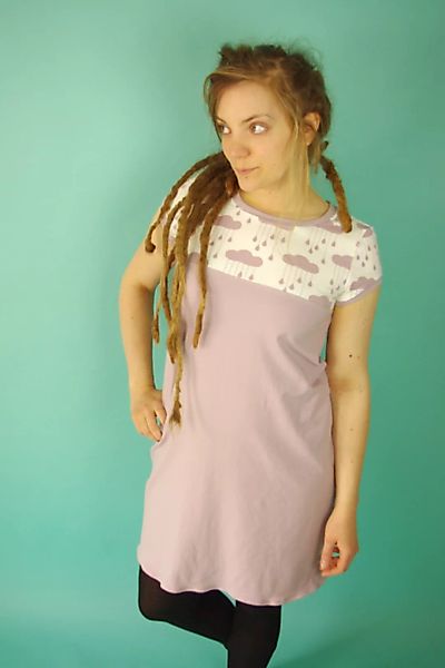 Bio Kleid - Rose - Wolken günstig online kaufen