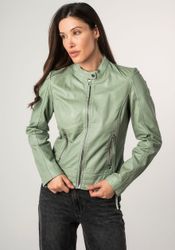Mauritius Lederjacke "MWFilla" mit kleinem Stehkragen günstig online kaufen