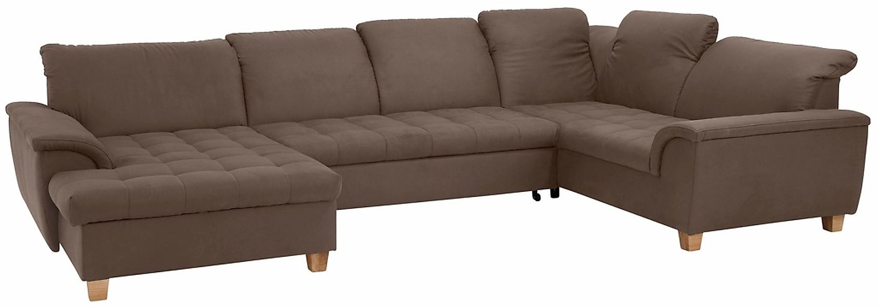 Home affaire Wohnlandschaft "Lyla U-Form" wahlweise mit Rückenfunktion und günstig online kaufen