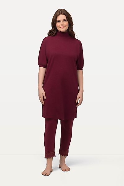 Ulla Popken Longshirt Longshirt Eggshape Rollkragen günstig online kaufen