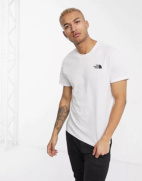 The North Face – Simple Dome – Weißes T-Shirt günstig online kaufen