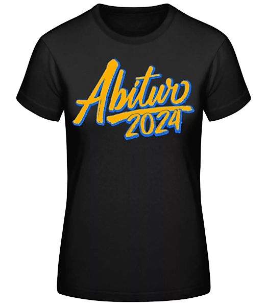 Abitur 2024 Brush · Frauen Basic T-Shirt günstig online kaufen