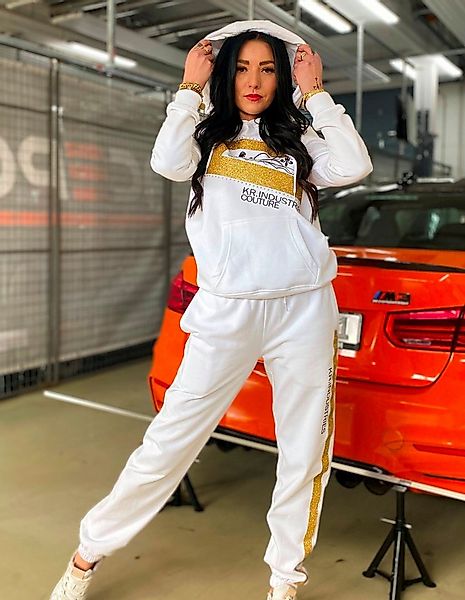 KR-Industries Freizeitanzug Set White (Set, Hoodie mit Jogpants), exklusive günstig online kaufen