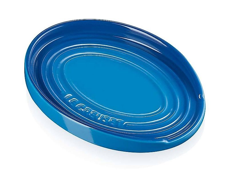 Le Creuset Kochlöffelablage Oval Kochlöffelhalter Steinzeug Marseille Blau günstig online kaufen