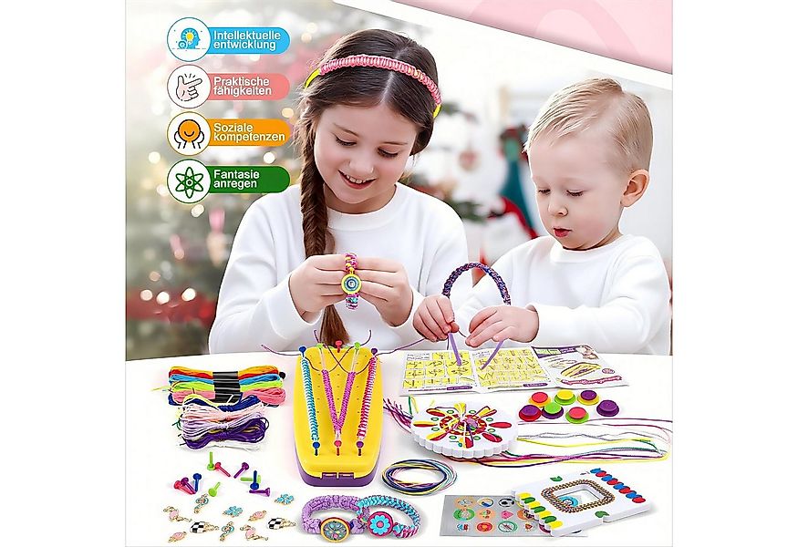 POPOLIC Kreativset Freundschaftsbänder Bastelset für Mädchen, (für Kinder A günstig online kaufen