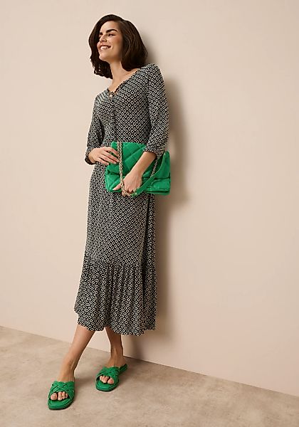 Tamaris Midikleid aus bequemem Jersey mit Schnürdetail günstig online kaufen