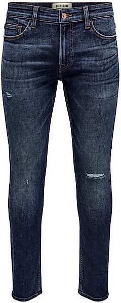 ONLY & SONS Slim-fit-Jeans "OS ONSLOOM SLIM BLUE GREY 40", mit Destroyed Ef günstig online kaufen