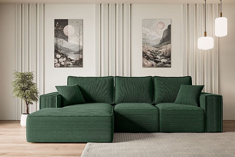 ALTDECOR Ecksofa SERRA-L-S, Couch mit Schlaffunktion, Wohnzimmer - Wohnland günstig online kaufen