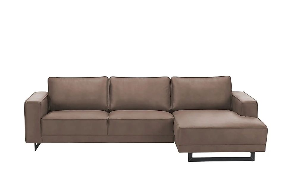 SOHO Ecksofa aus recyceltem Leder Sanja ¦ braun ¦ Maße (cm): B: 285 H: 85 T günstig online kaufen