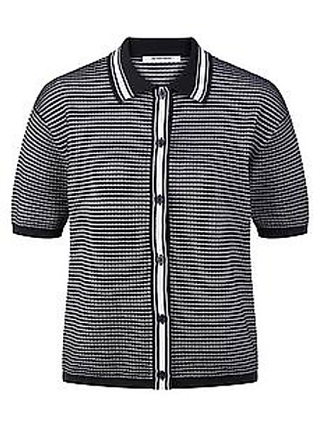 Polo-Strickjacke Peter Hahn schwarz günstig online kaufen