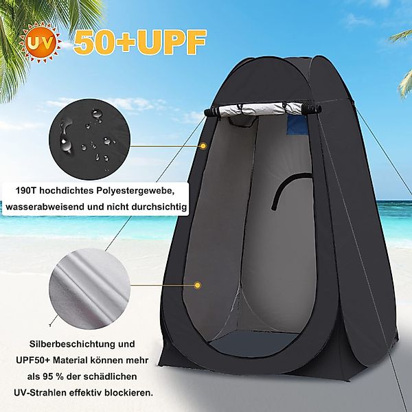 Auledio Faltzelt Pop-Up Duschzelt Outdoor Umkleidekabine günstig online kaufen