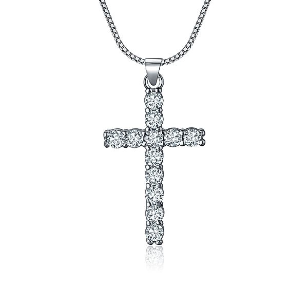 NAHLE Kette mit Anhänger Kreuz Silberkette günstig online kaufen