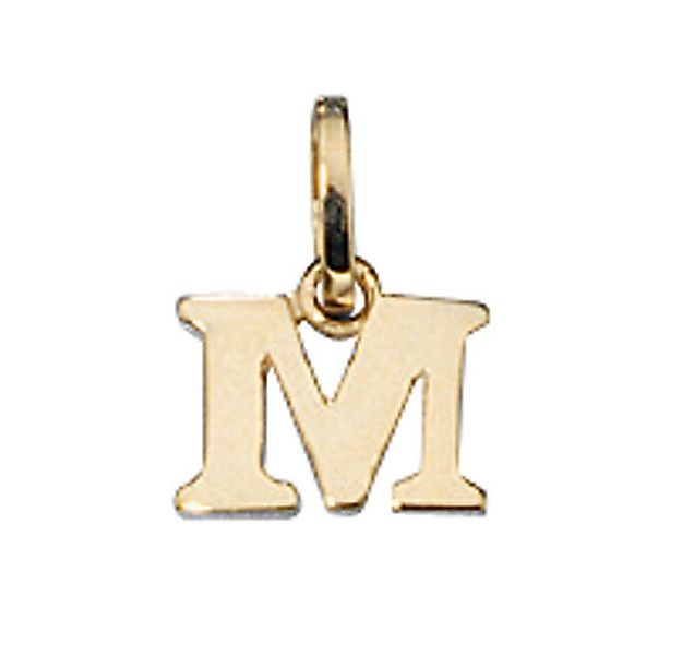 Schmuck Krone Kettenanhänger Anhänger Buchstabe 'M' aus 333 Gold, Gold 333 günstig online kaufen