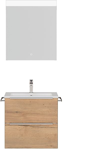 nobilia® Badmöbel-Set »Levere« vormontiert, mit Soft-Close, 2 Stk. tlg. ink günstig online kaufen