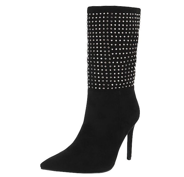 Ital-Design Glamouröse Stiefel mit Glitzer-Akzenten für besondere Anlässe H günstig online kaufen