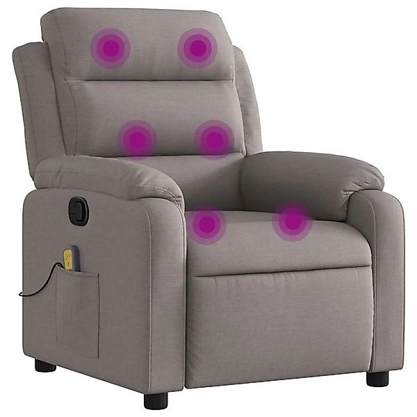 vidaXL Massagesessel Taupe Stoff 373482 günstig online kaufen