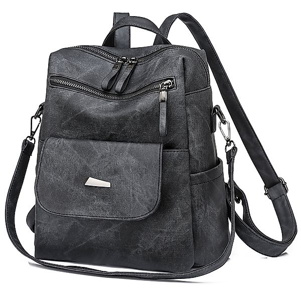 REDOM Rucksack Laptoprucksack Schulrucksack Lederrucksack Reiserucksack günstig online kaufen