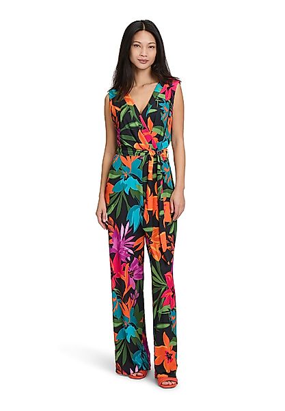 Vera Mont Overall "Vera Mont Jumpsuit mit Bindegürtel", (1 tlg.), Druck günstig online kaufen