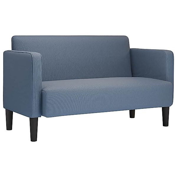 vidaXL Sofa Zweisitzer-Sofa Blau 109 cm günstig online kaufen