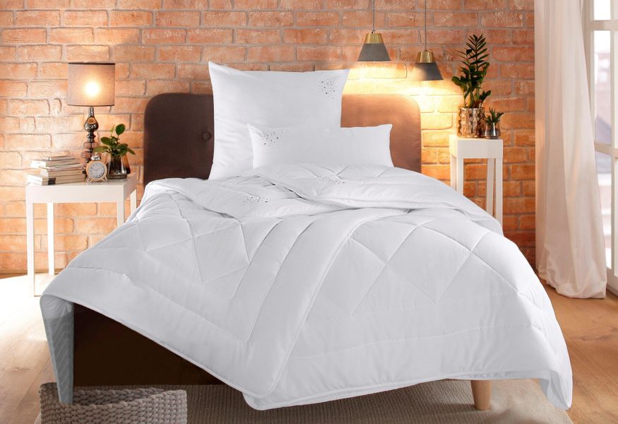 my home Microfaserkissen "Baca, Kopfkissen 40x80 cm und 80x80 cm" Füllung: günstig online kaufen