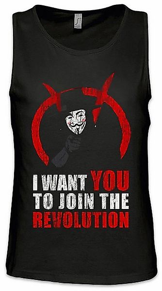 Urban Backwoods Tanktop Join The Revolution Ärmelloses T-Shirt Anonymous Gu günstig online kaufen