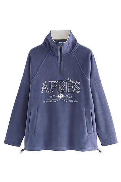 Next Fleecejacke Fleecepullover mit halben Reißverschluss (1-St) günstig online kaufen