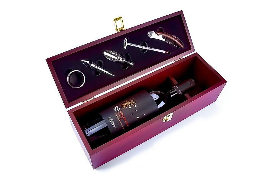 Goods+Gadgets Weinkiste GOODS+GADGETS Sommelier Weinset Geschenk Set–6-teil günstig online kaufen